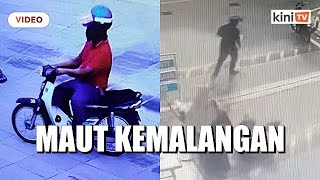 Lelaki Conteng Dinding Istana, Tumbuk Polis Wanita Maut