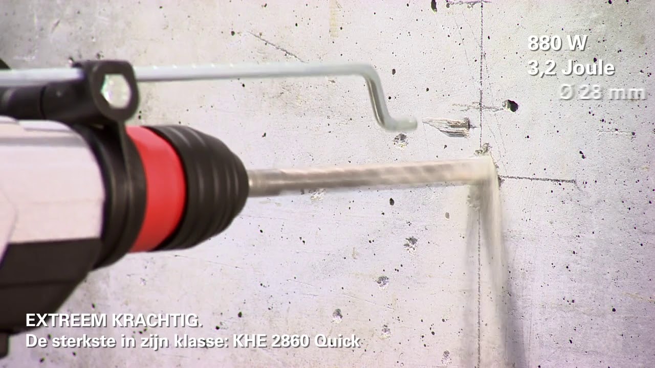 Metabo KHE 2860 Quick Combihamer - YouTube