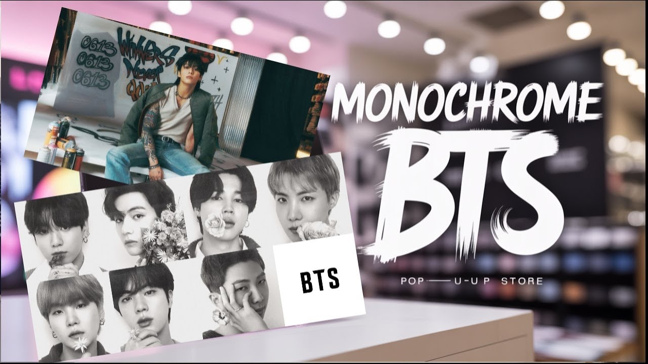 BTS POP-UP MONOCHROME グッズ購入品紹介！限定アイテムレビュー