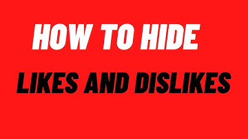 How to hide likes on youtube || Like and Dislike Hide Kaise Kare #short #shortvideo #viralvideo