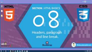 04. HTML and CSS Bangla Tutorial | Headers, Paragraph And Line break | Complete course | Nirob Hasan