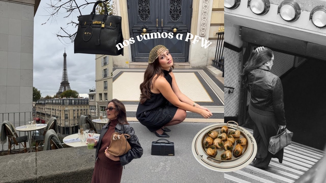 VLOG: nos vamos a Paris Fashion Week, fittings, desfiles... || @laliabenchelef