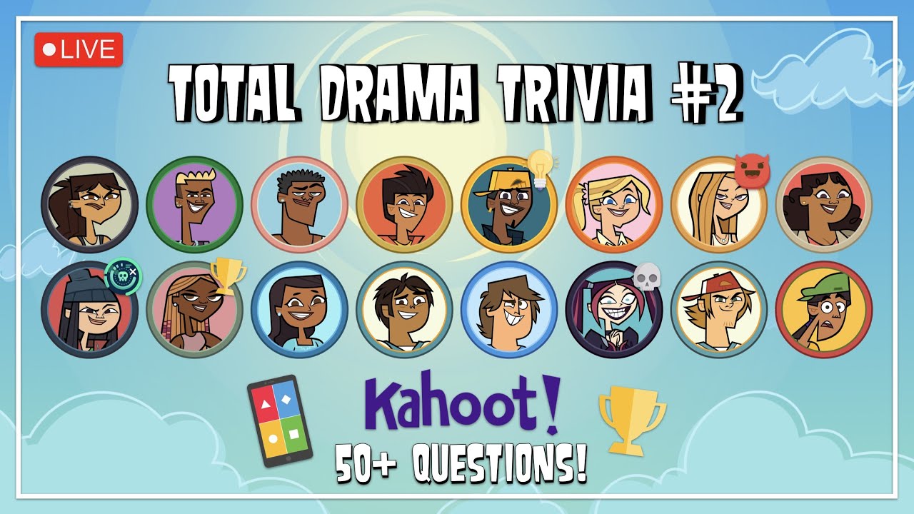 Total Drama Trivia Kahoot 2 // 50+ QUESTIONS! YouTube