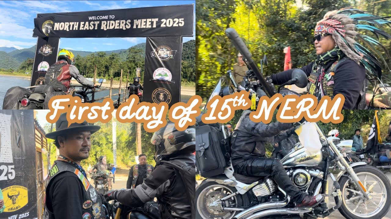 First Day of 15th NERM 2025 | North East Riders Meet | 30° north Motorcycle Club Aalo