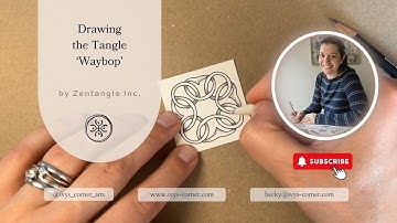 Learn How to Draw Waybop | Fun Interwoven Zentangle Tangle