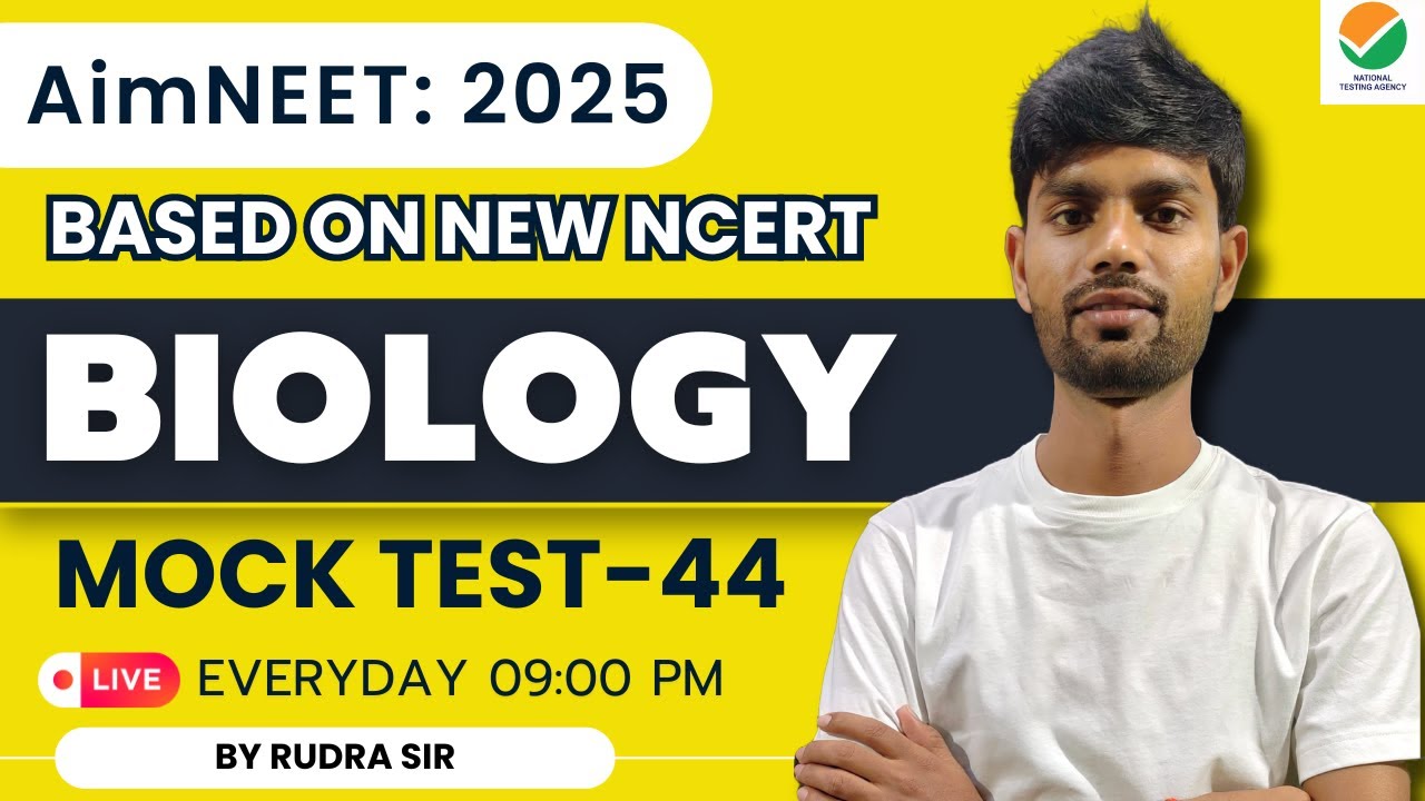 NEET 2025 | NEET Biology Most Expected Questions | Biology Mock test ...