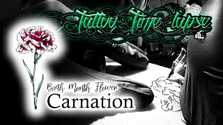 Celebrity A Carnation symbolizing Admiration and Love - January Birth Month Flower - Tattoo Time lapse Net Worth
