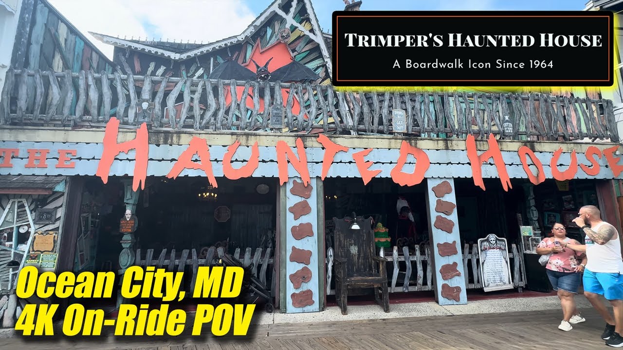 Trimper's Haunted House (Ocean City MD), 4K on-ride POV, August 2024