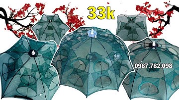 33k/1c Lồng Ô Bát Quái 4, 6, 8, 12, 16 cửa Chuyên Bẫy Bắt Tôm, Cua, Cá, Lươn,Trạch Giá Rẻ 0987782098