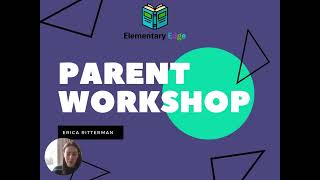 Parent Workshop: Common Core K-4