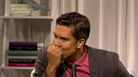 Fredrik Eklund vägrar prata svenska (with English subtitles) - Malou Efter tio (TV4)