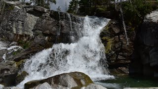 Vodopady studeneho potoka (Cold creek Waterfalls Slovakia) and Téryho chata