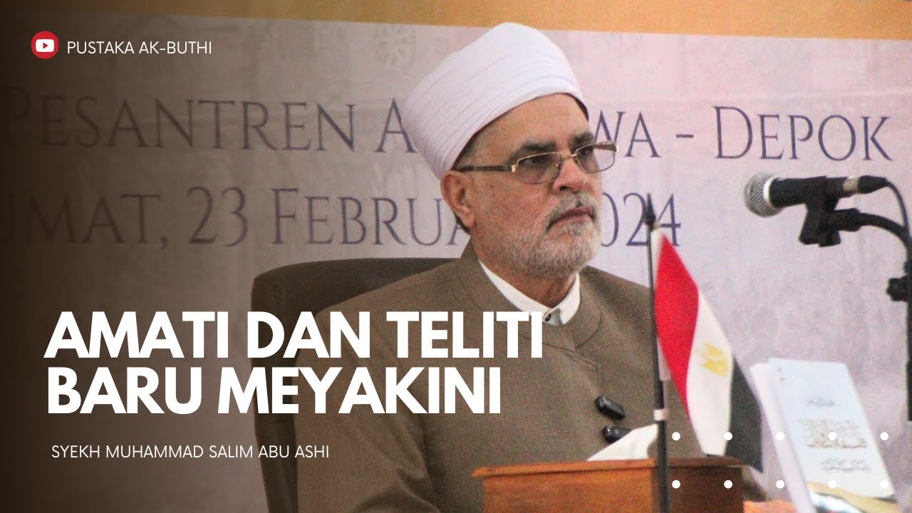 "Itu kan Pendapatnya Syekh Fulan!?" | Syekh Muhammad Salim Abu Ashi ...