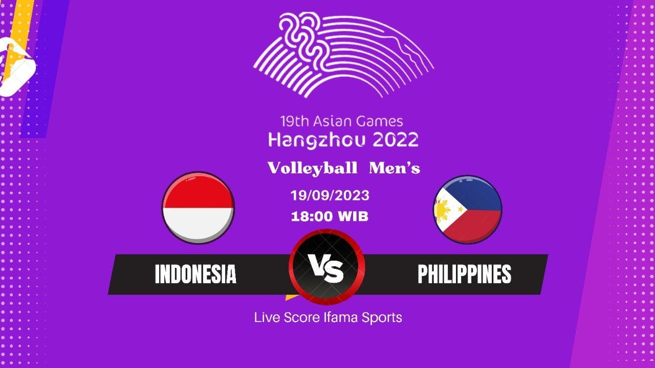 🔴INDONESIA VS PHILIPPINES - VOLLEYBALL MENS ASIAN GAMES 2022 LIVE SCORE