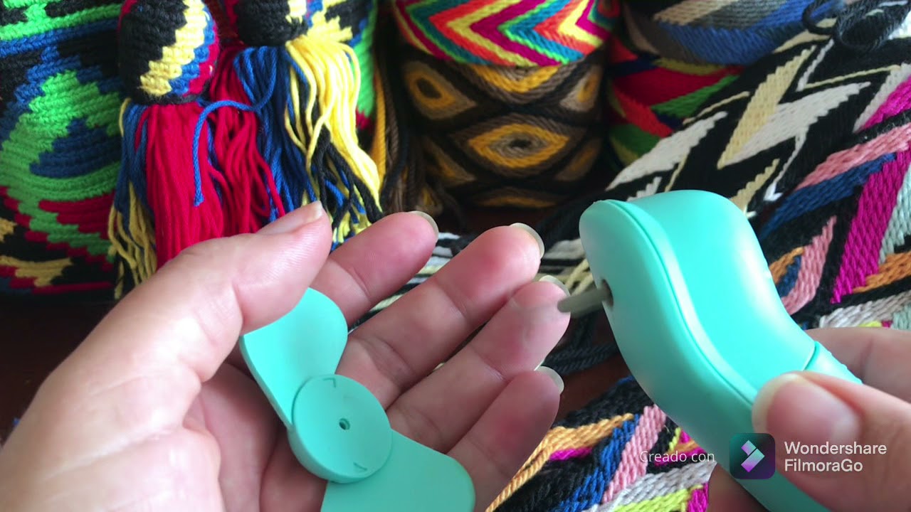 Cómo entorchar cordón para mochila wayuu
