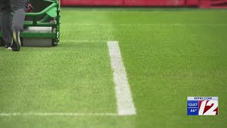Gillette crews replace turf field with grass ahead of FIFA World Cup World Cup Turf
