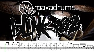 TRANSCRIPTION: Blink 182 - PARKING LOT - Real Time Notation + MIDI performance.