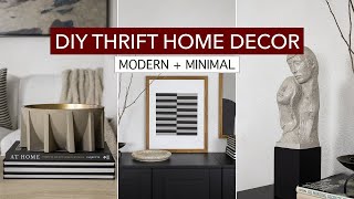 Making Unique DIY Decor From Thrift Store Items (modern thrift flip decor)