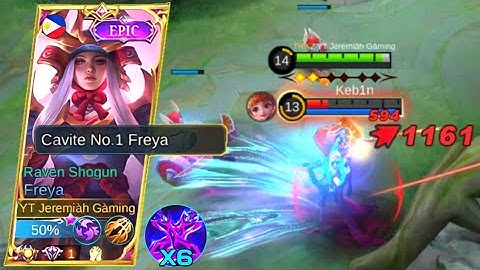 WHEN TOP 1 FREYA ABUSE THIS CRITICAL BUILD!!!😲 | DAMAGE HACK |  FREYA BEST BUILD | must try this!!!