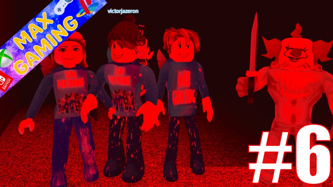 EN VOCAL À 5 AVEC GRANNY ET DES PSYCHOPATHES ! Roblox Fuis le Tueur Gameplay #6 - Max Gaming