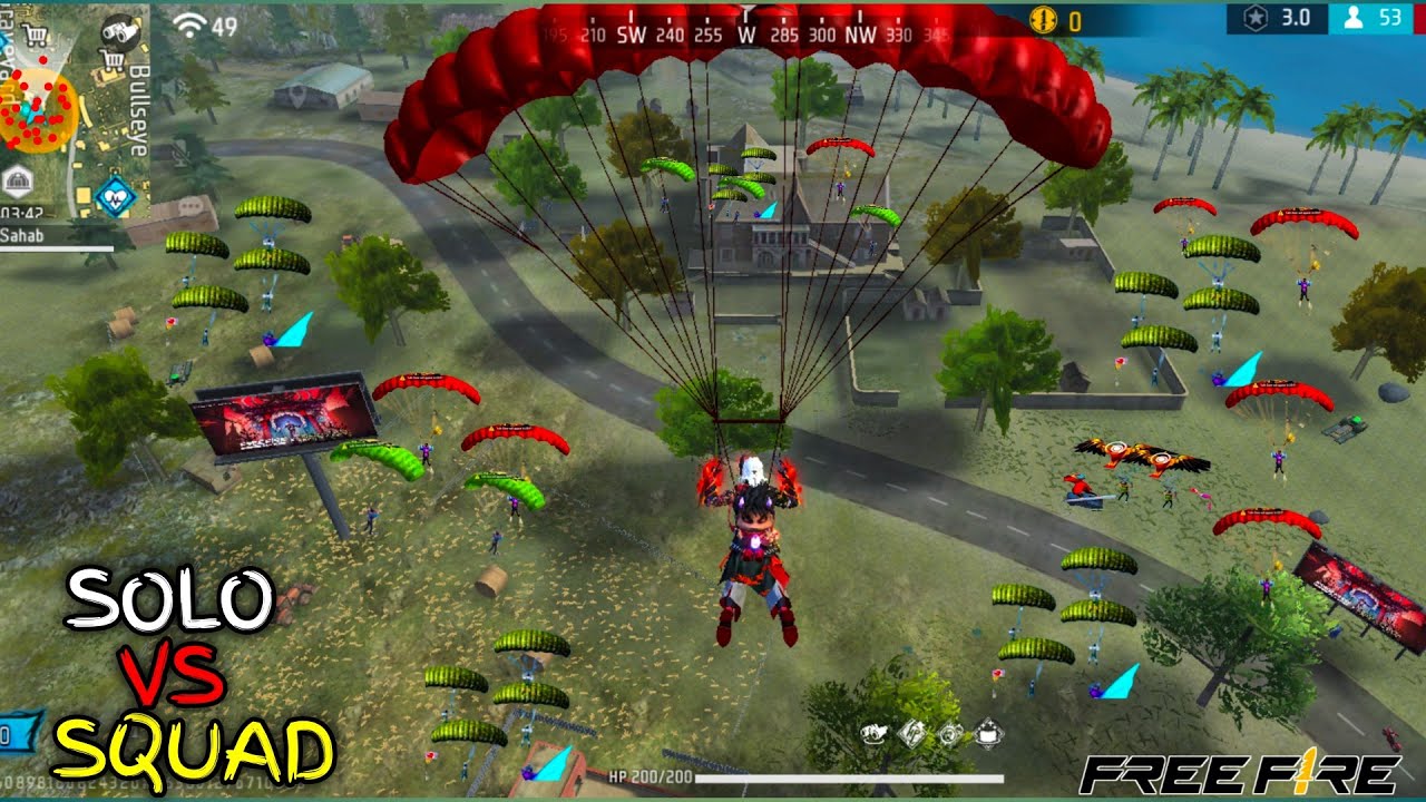 OMG! SOLO VS SQUAD HACKER GAMEPLAY | GARENA FREE FIRE | 