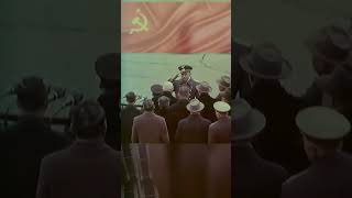 Внуково, Москва, 14 Апреля, 1961, Юрий Гагарин Докладывает Н. Хрущеву