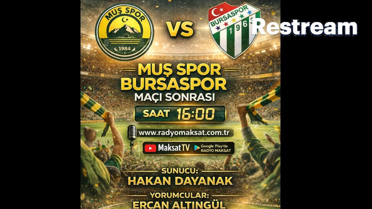 Live Muş spor  Bursaspor  Maç Sonu