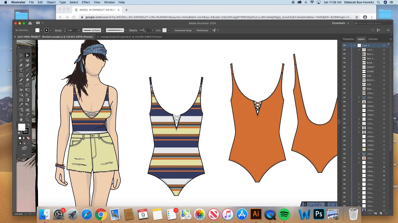 Video How To Create A Fashion Body Illustration In Illustrator
