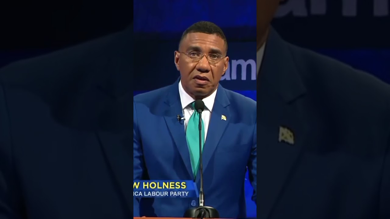 First words by Dr Andrew Holness