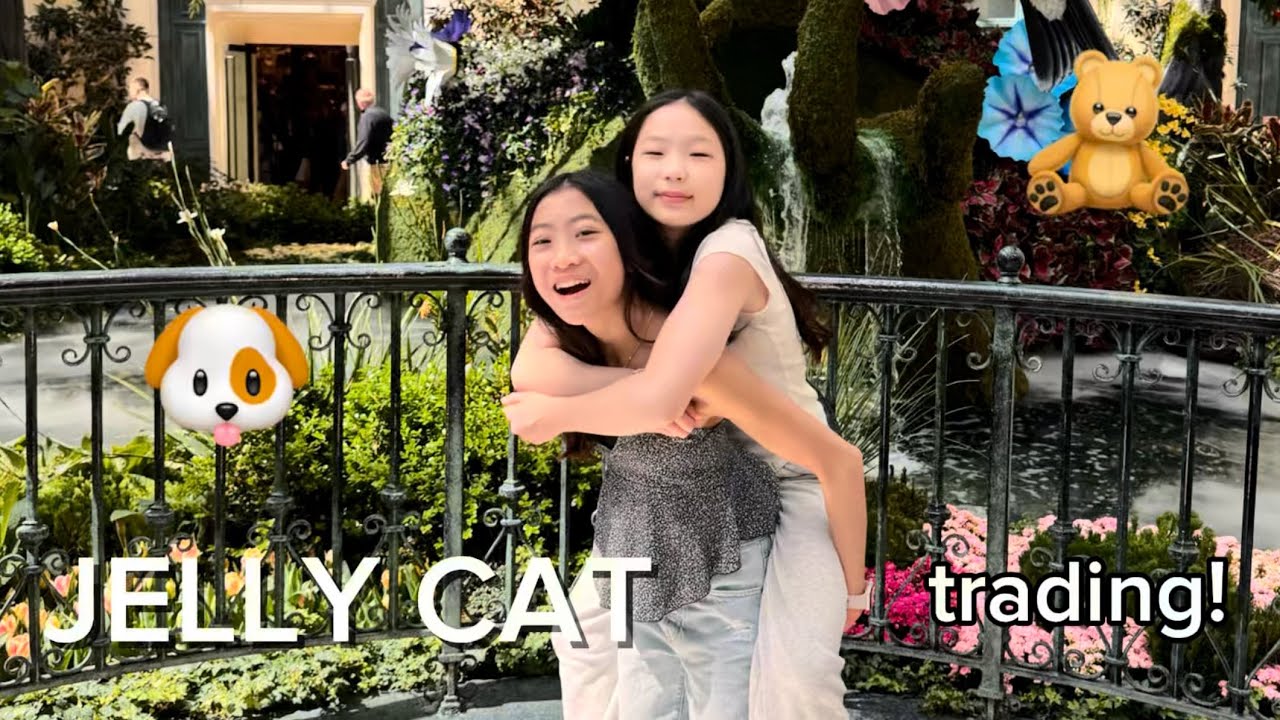 jelly cat trading! first video💞l liv & gab