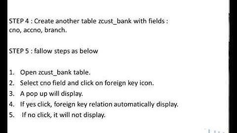 26 steps for value table #harikishorepoetabap