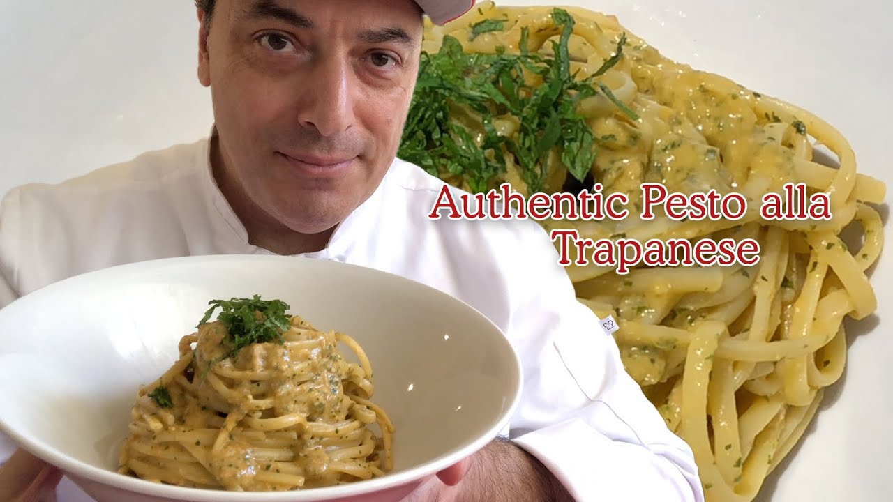 Authentic Pesto alla Trapanese with Chef G.S. Argenti YouTube