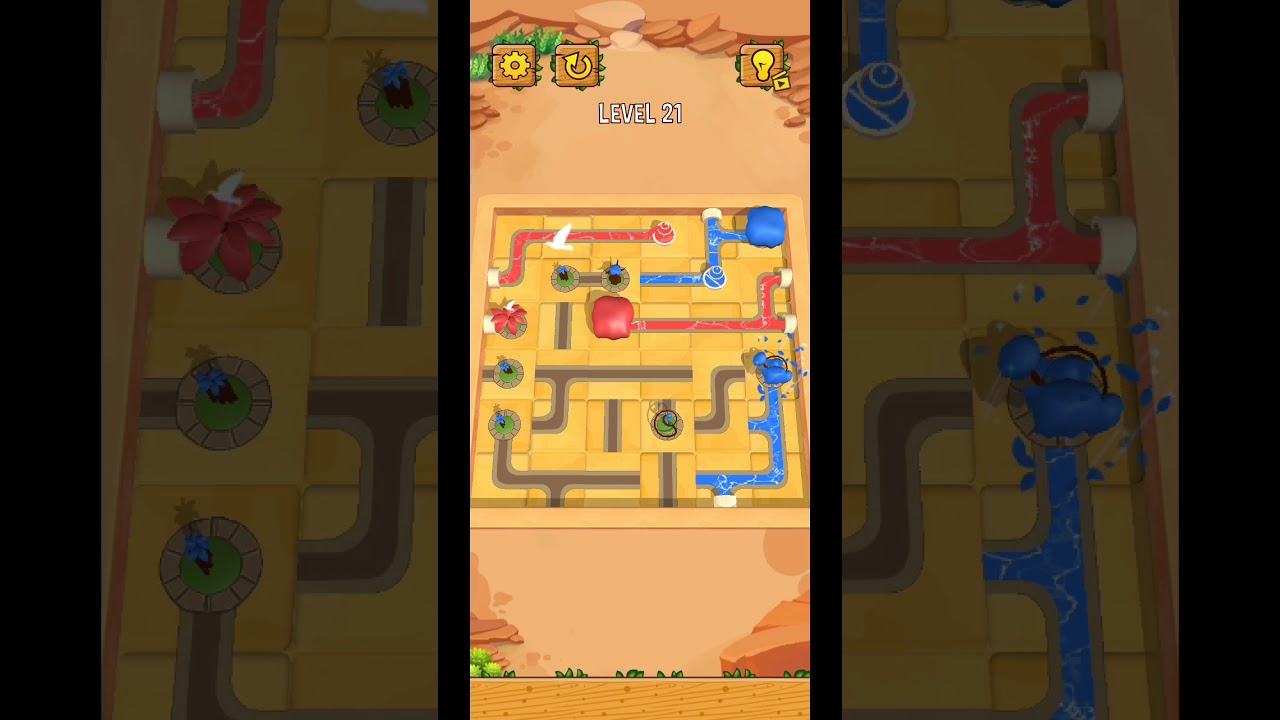 Water Connect Puzzle Level 21 Walkthrough