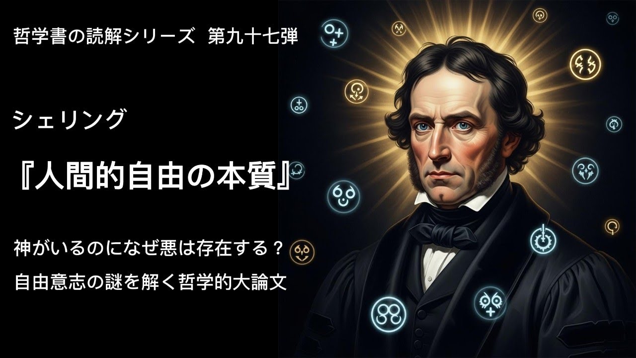 【シェリング『人間的自由の本質』完全解説】神がいるのになぜ悪は存在する？自由意志の謎を解く哲学的大論文