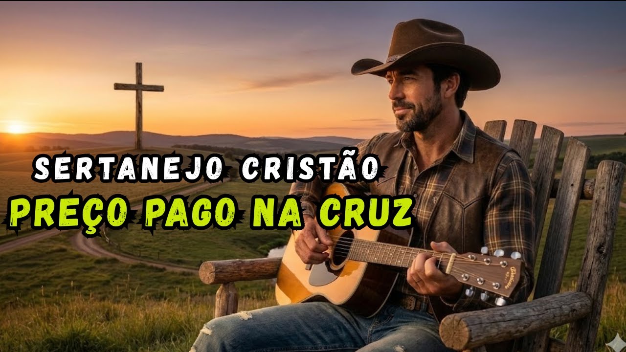 PREÇO PAGO NA CRUZ -  Hino Sertanejo Cristão -  [ Você Vai Se Emocionar O Preço Pago na Cruz ]