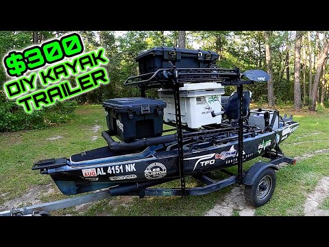 Ultimate Fishing Kayak Trailer Build Under $300 