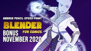 Blender Speedpaint - Liara Tsoni November 2020