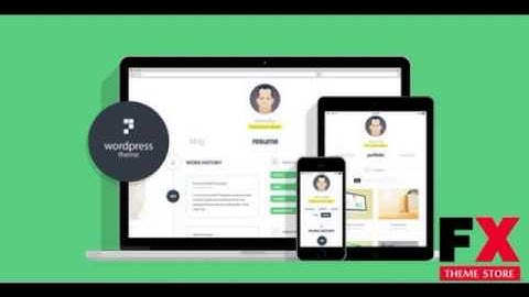 Preview cvCard WP - Responsive vCard Theme TForest