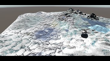 InfiniSPLAT shader graph based splat mapping, dynamic snow shaping