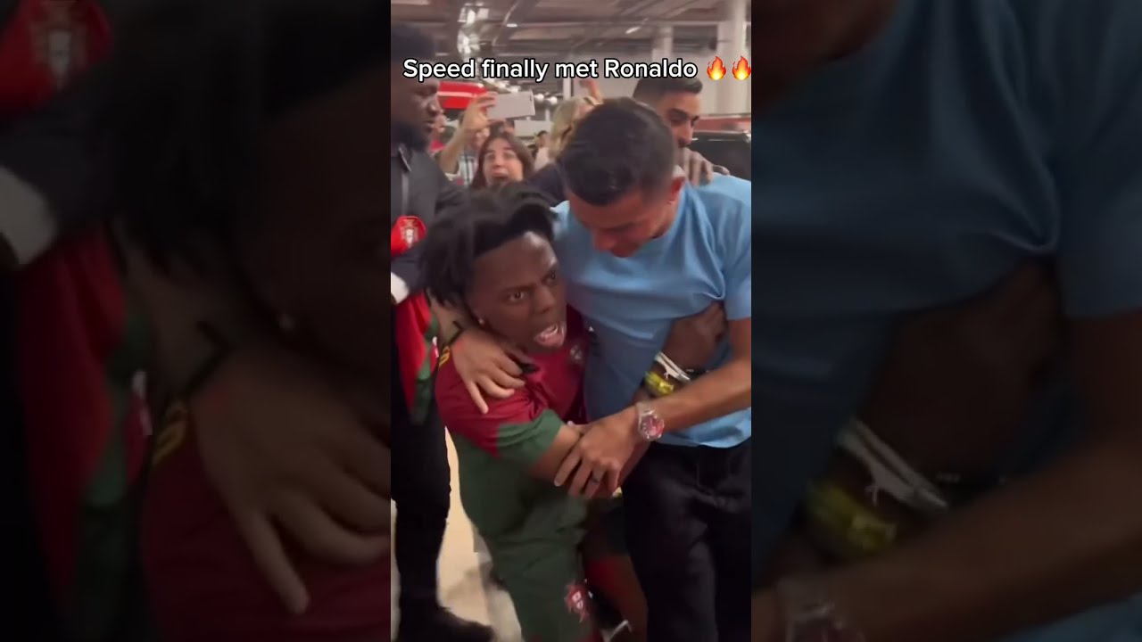 ISHOWSPEED FINALLY MEETS RONALDO 
