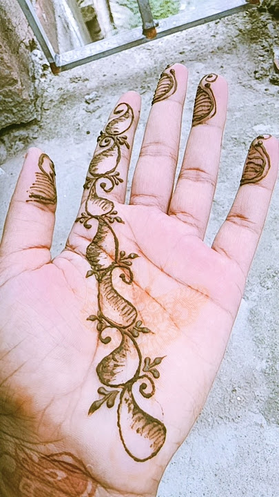 simple mehedi design ❣️#shorts #ytshorts #mehendi #henna #mehendilovers #youtibeshorts#shortsfeed