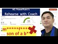 Testing Profanity in PowerPoint Rehearse with Coach