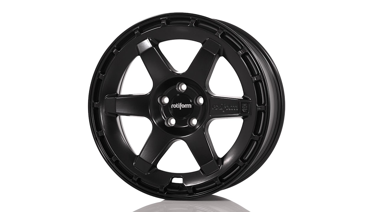 ROTIFORM KB1 R186 5LUG 19x8 5 ET42 MATTE BLK - YouTube