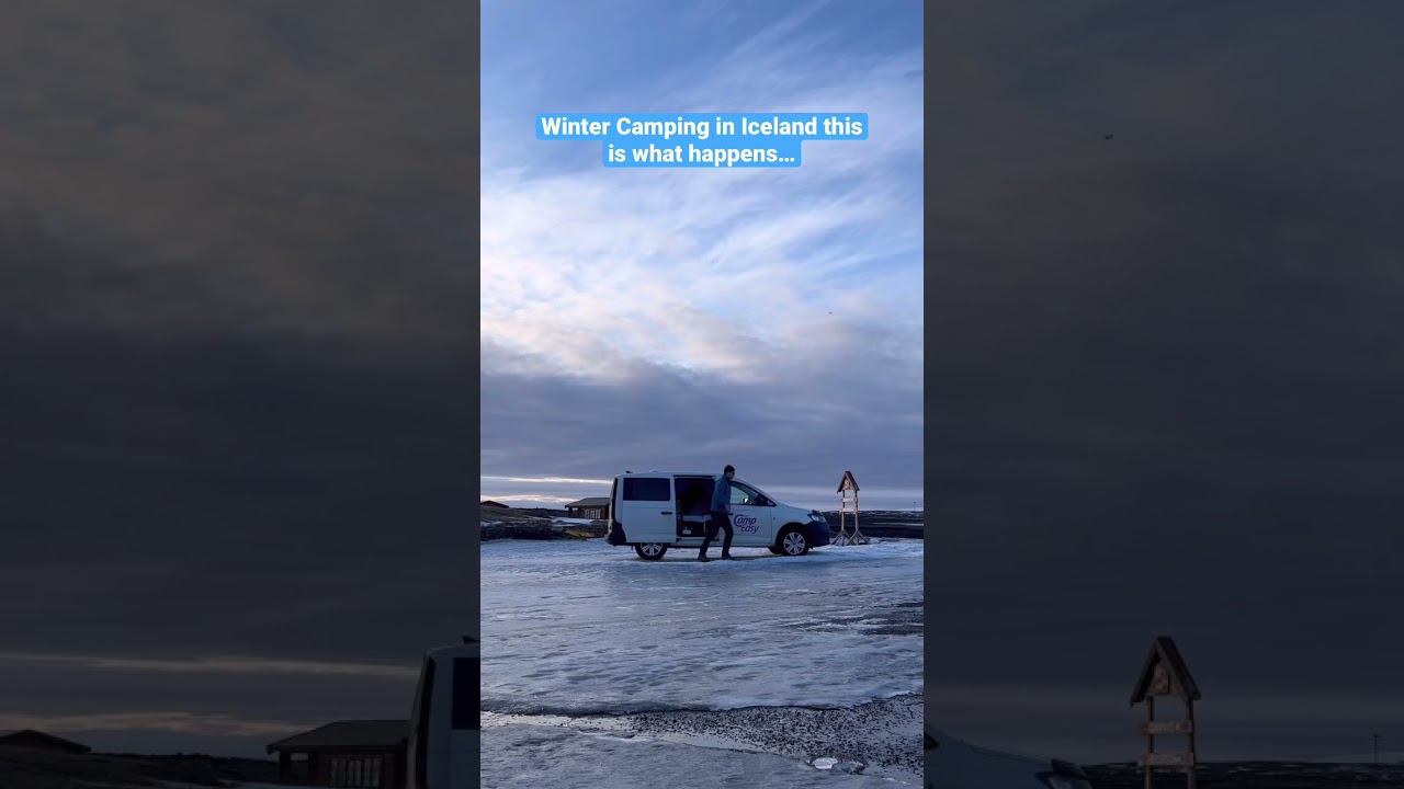 This is what happens when you winter camp in Iceland 😳