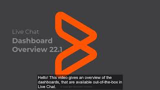 Overview of Live Chat dashboards version 22.1 in BMC Helix Dashboards