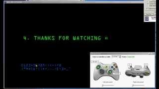 xbox360 joystick in Processing used as keyboard V2 String MODE