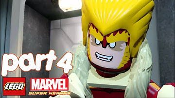 LEGO Marvel Super Heroes Walkthrough gameplay Part 4 - Abomination (Rock up at the Lock up)
