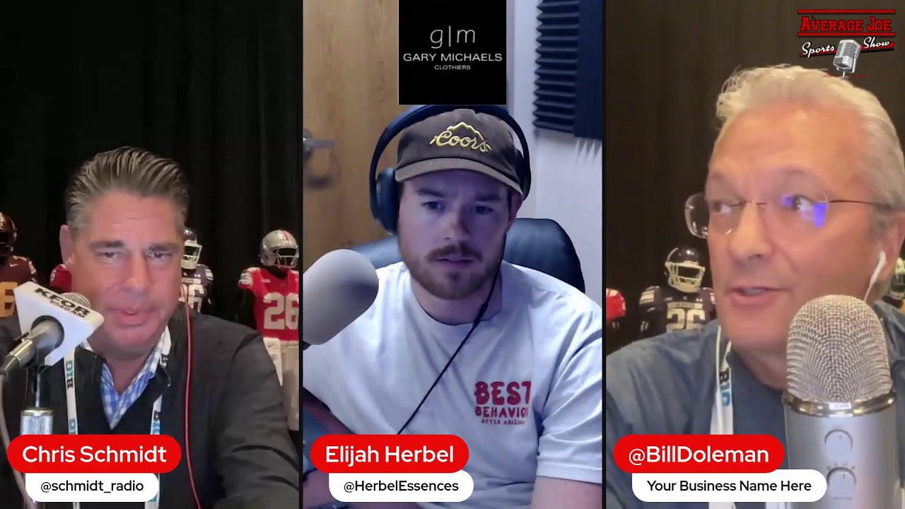 Day One of Big Ten Media Days | The Average Joe Sports Show