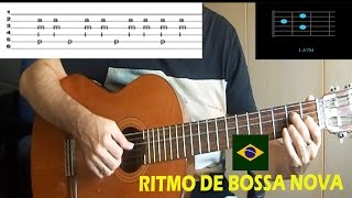 TUTORIAL DE GUITARRA | Ritmo de Bossa Nova chords