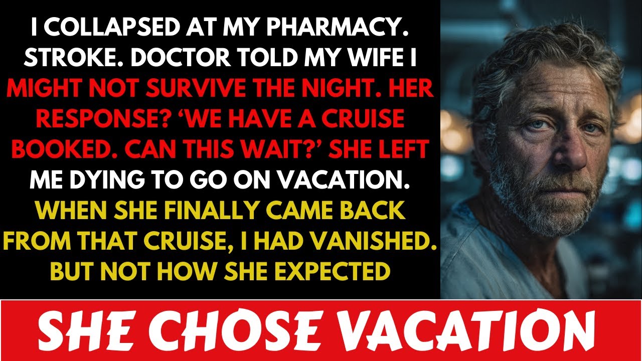 I Had a Stroke at My Pharmacy -The Doctor Called My Wife But My Wife Said We Have a Cruise in 5 Day
